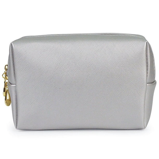 Bolsa de viaje portátil para cosméticos, bolsa de cosméticos pequeña, portátil, para mujer, de PU, impermeable, bolsa de almacenamiento de cosméticos