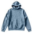 thumbnail image 4 of Women Leopard Print Hoodie Long Sleeve Casual Pullover Sweatshirt Relaxed Fit Soft Hooded Top, 4 of 4
