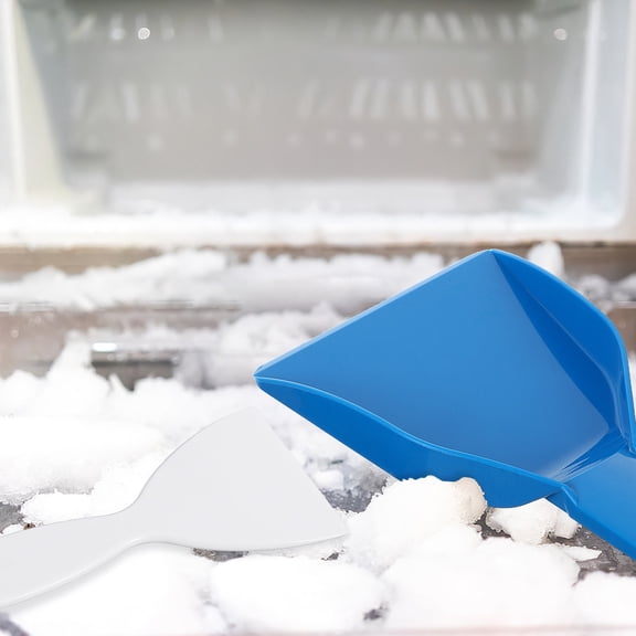 Pawsdot 2Pcs Ice Scraper for Refrigerator Durable Plastic Ice Removal Shovel with Ergonomic Handle