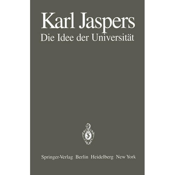 Die Idee Der Universität, (Paperback)