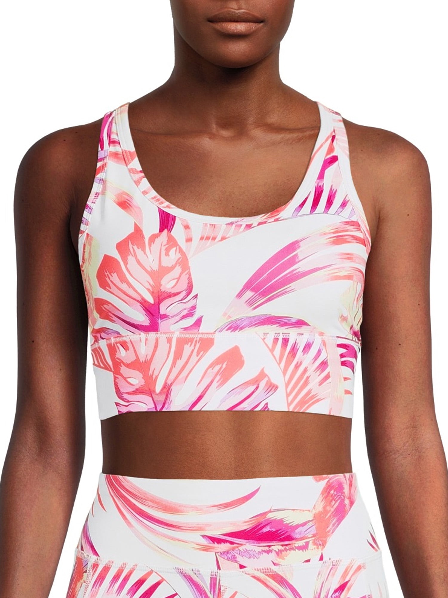 Athletic Works Women's Sports Bra and Leggings Active Set, 2-Piece