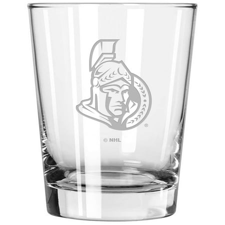 

Ottawa Senators 15oz. Etched Double Old Fashioned Glass