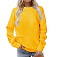 thumbnail image 2 of cocolona Sweatshirts for Women Crewneck Casual Fall Long Sleeve Shirts Lightweight Pullover Tunic Tops, 2 of 5