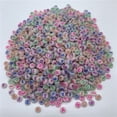 thumbnail image 5 of 100pcs/Lot 7mm Luminous Letter Beads Alphabet Acrylic Spaced Beads For Jewelry Making DIY Charms Bracelet Necklac, 5 of 5