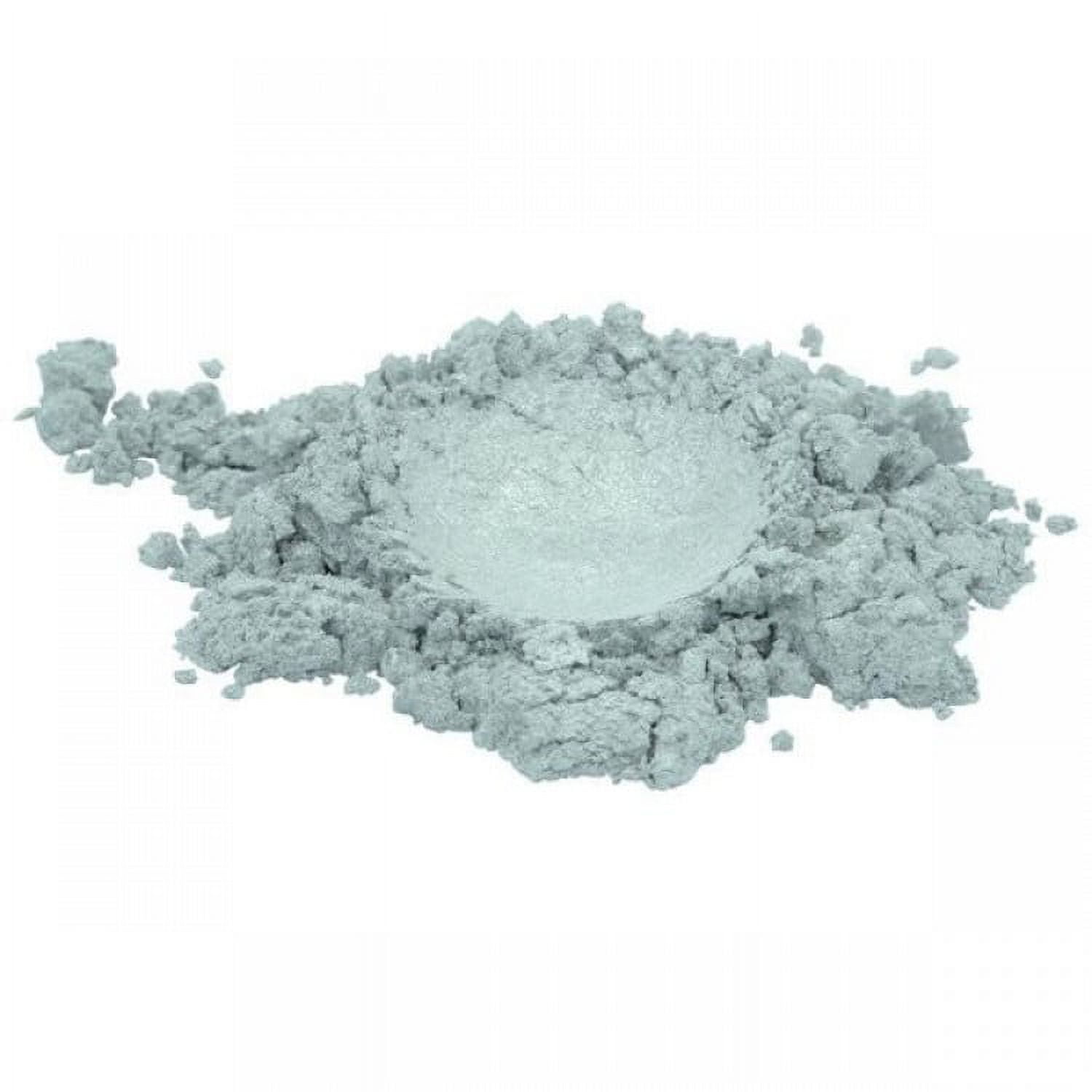 METALLIC WHITE LUXURY MICA COLORANT PIGMENT POWDER COSMETIC GRADE 4 OZ