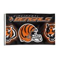 thumbnail image 1 of QIFEIHA Cincinnati Bengals Flag 3x5 Feet Banner Flag, 1 of 3