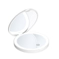 thumbnail image 1 of Rechargeable Magnifying Makeup Mirror 3 Color Light Adjustable Rotation for Travel Office or Use at Home, 1 of 2