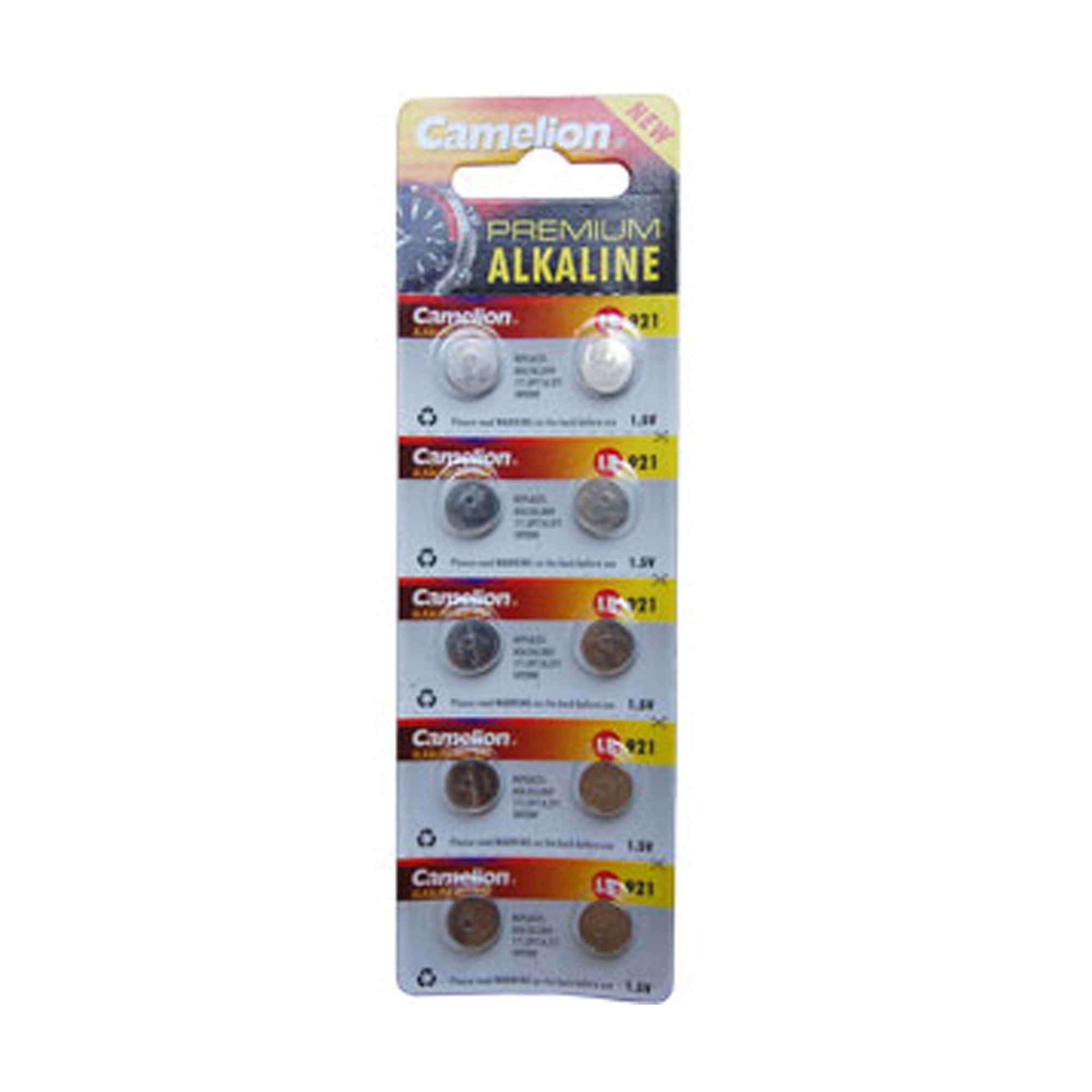10-pack AG11 LR921 Camelion Button Batteries