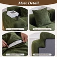 thumbnail image 5 of MELLCOM 104'' Modular Sectional Boneless Couch, L Shaped Corner Sofa with Deep Seat＆Wide Armrest Design, Cloud Couch for Living Room, Bedroom, No Assembly Required (Green), 5 of 5