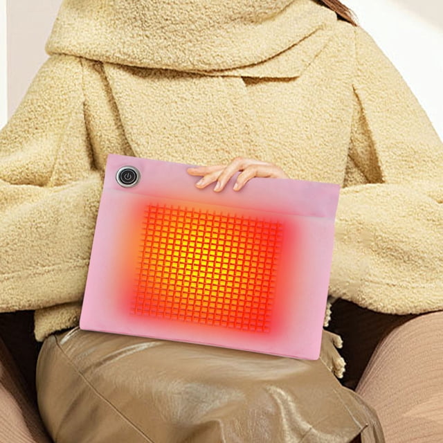 Bolso de mano cálido de grafeno y terciopelo de cristal para invierno, compresa caliente portátil sin agua, cintura cálida, estómago cálido, pies cálidos, manos cálidas, calentador de manos de tesoro