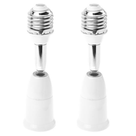 

2pcs Lamp Bulb Adapter Lamp Socket Converters E27 to E27 Lamp Holder Converters