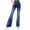 Sky Blue, variant on Aoochasliy Womens Pants Fall Fashion High Waist Wide Leg Stretch Thin Stitching Denim Flared Pants