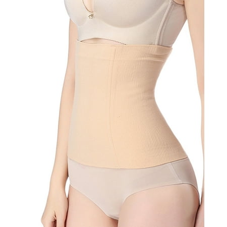 SLLIMBELLE Women's Postpartum Waist Trainer Belt Body Shaper Belly Wrap Compression (Best Postpartum Compression Garments)