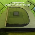 thumbnail image 5 of HOMEYA 3-4 Person Dome Camping Tent With Vestibule, 2 Room, Double Layer, Family Tunnel Tent, Green, 5 of 9