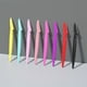 thumbnail image 1 of 8 Pcs Handheld Manual Razor Eyebrow Shaver For Removal Tools Plastic Woman Trimmer With Cover, Portable Shaping Knife Razors For Ladies, 1 of 4