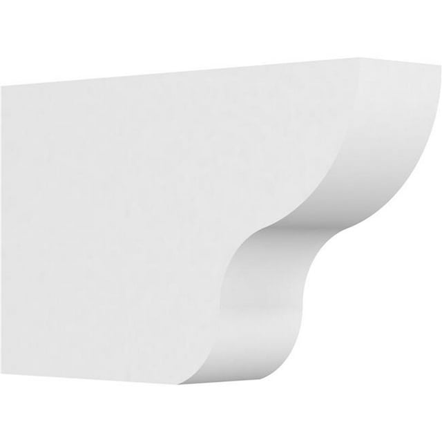 Ekena Millwork RFTP04X10X16GRN 10 x 4 x 16 in. Standard Greensboro Architectural Grade PVC Rafter Tail