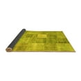 thumbnail image 2 of Ahgly Company Indoor Rectangle Abstract Yellow Contemporary Area Rugs, 4' x 6', 2 of 4