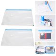 thumbnail image 1 of Keenso Sac sous Vide de Voyage, 2 Pcs Sac de Rangement sous Vide Gain de Place Compressé Scellé Sac de Voyage avec Entrée d'Air Filetée 3,5 cm, Sac de Rangement Compressé, 1 of 7