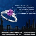 thumbnail image 2 of Gem Stone King 1.71 Ct Oval Fancy Purple Zirconia 925 Sterling Silver Ring, 2 of 6