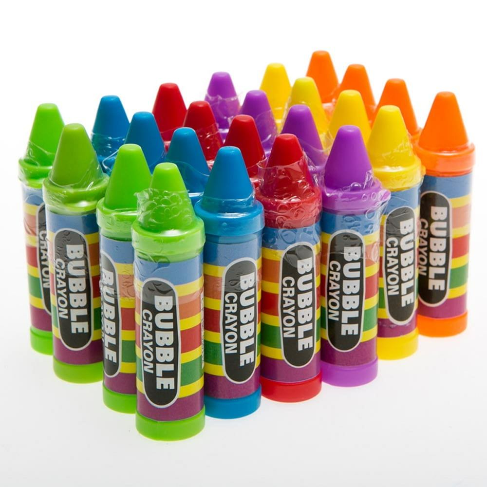 Crayon Bubble Bottles