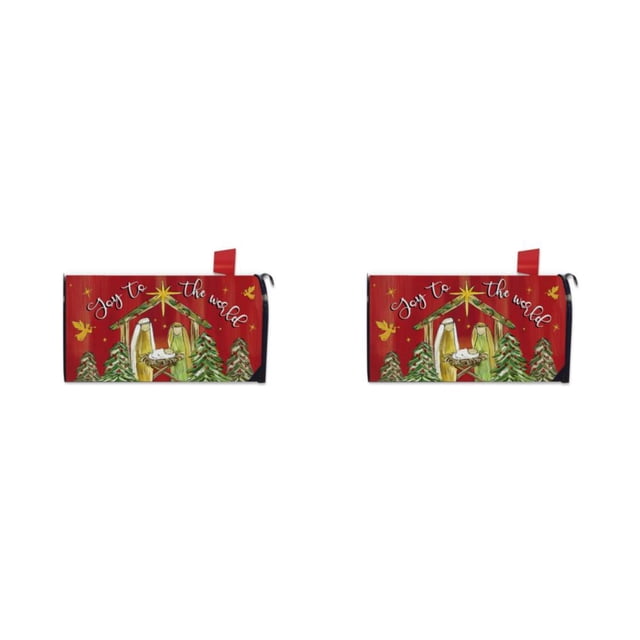 Maytalsory 2118in Size Durable Oxford Mailbox Cover For Home Garden Decor EASY TO ASSEMBLE Letter Box Cover YTYH2309074 2Set