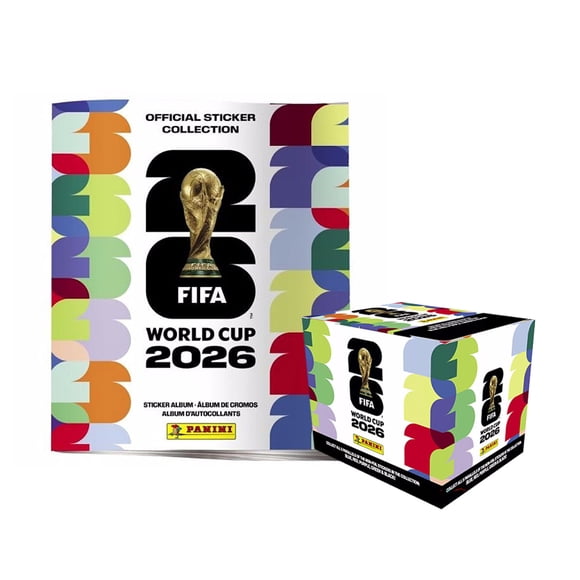 2026 Panini FIFA World Cup Soccer Trading Stickers - Boîte et Ensemble d'Album (Album + 350 Autocollants)