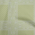 thumbnail image 1 of oneOone Cotton Jersey Light Green Fabric Geometric Fabric For Sewing Printed Craft Fabric By The Yard 58 Inch Wide, 1 of 4