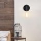 thumbnail image 2 of 2pcs Noir (sans Ampoule) Apliques Murale En Mtal E27 Lampe Direction Rglable Luminaire Intrieur Design Industriel Simple Pour Chambre Corridor Por, 2 of 5