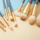 thumbnail image 4 of Juego de 10 brochas de maquillaje Hosa Blue Bridge, brocha para rubor, brocha para sombras de ojos, brocha para polvos, brocha para delineador de ojos, juego completo de herramientas de belleza, 4 of 4