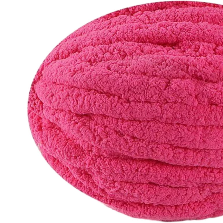 Thick Chunky Yarn Chunky Wool Yarn Bulky Yarn for Crocheting Arm Knitting  Yarn Weight Yarn Knit Yarn for Knitted Blanket Mat Weaving Sweater Rose Pink
