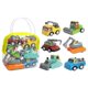 thumbnail image 5 of Juguetes de piscina, juguetes para bebés, juguetes para niños pequeños, dibujos animados infantiles, mini coches de inercia con rebote, juego de coches de juguete, bolso de mano, regalo de coche de ju, 5 of 9