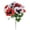 Sunset Red, variant on Artificial Pansy Bouquet, 12.2" Realistic Fabric Flower for Wedding Holding Flowers, Garden DIY, Stage, Home Craft Decor, Yellow, By Preplabs