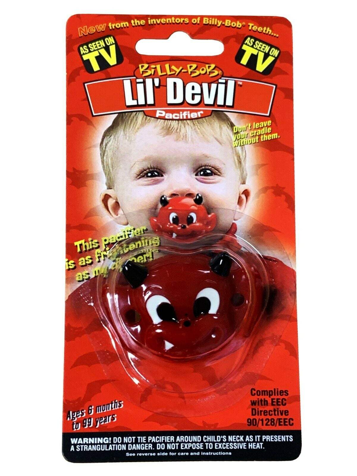 Lil Vampire Baby Pacifier - Novelty Halloween Pacifier By Billy Bob