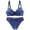 Blue, variant on Underwear Sets for Women with Panties Lightly Summer Comfortable Matching Scallop Bra and Panty Set Wireless Bralettes No Show T Shirt Bra and Panty