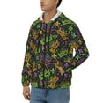 thumbnail image 3 of Naloa Mardi Gras Surface Men’s Hoodies, Zip up Hoodie, Sweatshirts,Hoodies for Men Sizes S-3XL-XX-Large, 3 of 5