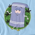 thumbnail image 2 of South Park Towelie Women's T Shirt,Light Blue, Large, 2 of 6