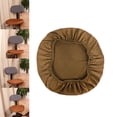 thumbnail image 2 of 3x Funda de Cojín Cubierta Elástica de Asiento de Silla de Comedor para Antideslizante Anti-polvo, 2 of 8