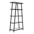 thumbnail image 2 of Evelyn&Zoe Yair 70" Tall Rectangular Bookcase, Blackened Bronze, 2 of 9