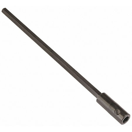 UPC: 0884835004002 | Spyder 600843 12 Inch Carbon Steel Arbor Bit Extension for Hole Saws  Hex 10