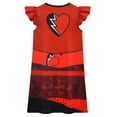 thumbnail image 2 of Princess Red Nightgown for Girls Halloween Cosplay Shirtdress, Size for 4 - 10, 2 of 7