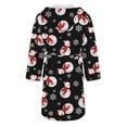 thumbnail image 5 of Peignoirs pour Femmes Peignoir Long Chaud Tendance à Manches Longues d'Hiver Pyjama Robe de Nuit, 5 of 5