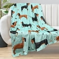 thumbnail image 3 of Yibo Fox Blanket Soft Fox Throw Blanket for Couch Fox Blanket Adult Warm Fox Blankets for Girls Cute Throw Blanket Colorful Animal Blanket Fox Gifts for Girls, 3 of 7