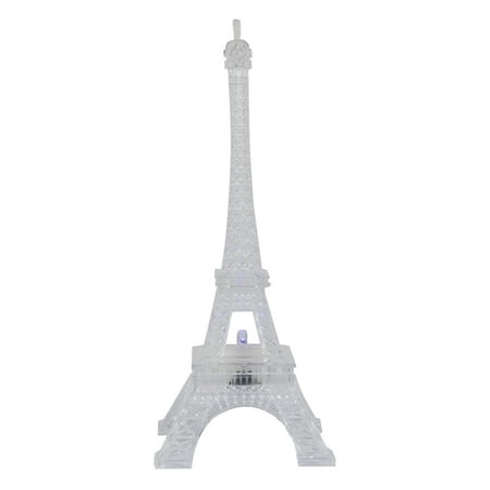 

1pc Eiffel Tower LED night light discoloration romantic bedroom party proposal coffee shop decoration birthday gift 10*25cm
