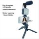 thumbnail image 5 of Mobile Phone Tripod Kit with Microphone LED Fill Vlog Video A, 5 of 5