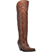 Dan Post Boots Womens Seductress Embroidered Snip Toe Zippered Cowboy Tall