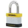 thumbnail image 3 of Brinks Commercial Laminated Steel 50mm Keyed Padlock with 1 1/4in Shackle, 3 of 8