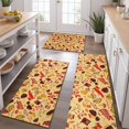 thumbnail image 2 of Colorful Mushroom Kitchen Rugs Sets Of 3,Kitchen Runner Rugs Non Skid Washable,Decorative Kitchen Floor Mats for Kitchen,Sink,Laundry,17"x30"+ 17"x47" + 17"x59", 2 of 6