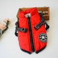 thumbnail image 2 of Warm Waterproof Jacket With Harness For Pet Dog Winter Comfy Cotton Apparel Padded Vest For, 2 of 4