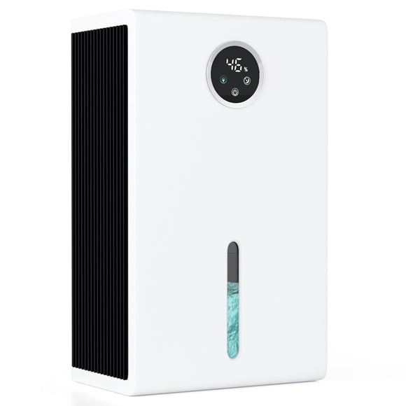 Déshumidificateur pour la Maison jusqu'à 1000 Pi2, Réservoir de 120 Oz/3,5 L, 40 Oz/jour, Ultra Silencieux 30 dB, Écoénergétique, avec Arrêt Automatique et Lumière 7 Couleurs, Portable pour Chambre, Salle de Bain, sous-Sol