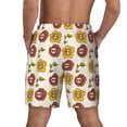 thumbnail image 3 of Kdxio Sunflowers And Skull Print Men's Swim Trunks with Compression Liner 7 Inch Inseam Quick Dry Swim Shorts, 3 of 7